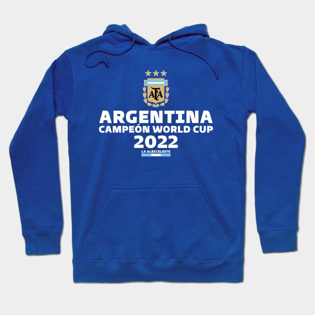 Argentina Campeon World Cup 2022 Hoodie by Generalvibes